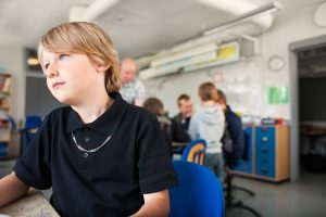Kids in school.